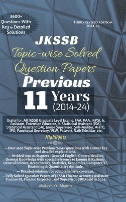 JKSSB Topic-wise Solved Question Papers 1