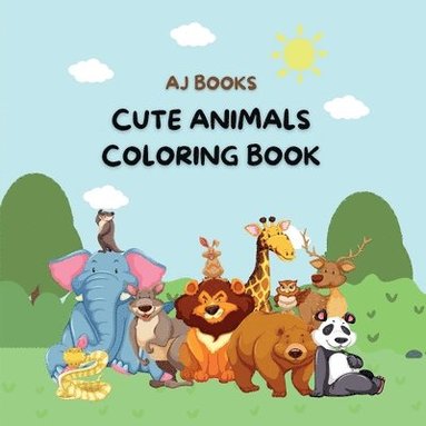 bokomslag Cute animals coloring book