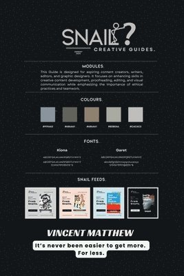 Snail Creative Guides. 1