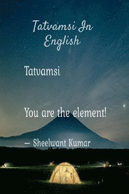 bokomslag Tatvamsi In English