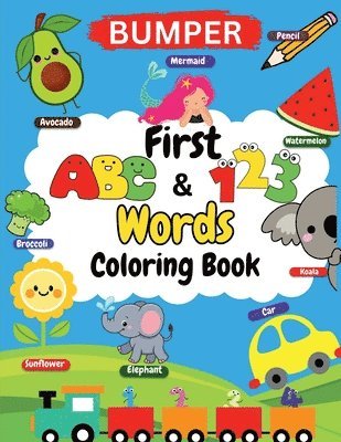 First ABC&123 words coloring book 1