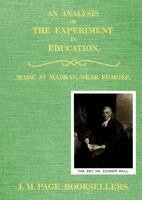 Andrew Bell - Analysis of the Experiment in Education, Häftad
