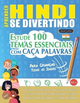 bokomslag Aprender Hindi Se Divertindo! - Para Crianas