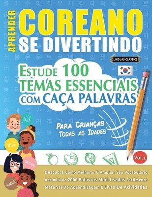 bokomslag Aprender Coreano Se Divertindo! - Para Crianas