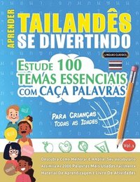 bokomslag Aprender Tailands Se Divertindo! - Para Crianas