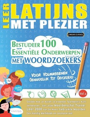 Leer Latijns Met Plezier - Voor Volwassenen 1