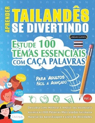 bokomslag Aprender Tailands Se Divertindo! - Para Adultos