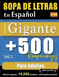 bokomslag Sopa de Letras En Español Formato Gigante
