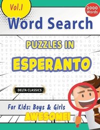 bokomslag Word Search Puzzles in Esperanto for Kids