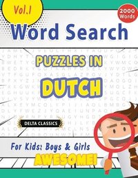 bokomslag Word Search Puzzles in Dutch for Kids