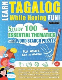 bokomslag Learn Tagalog While Having Fun! - For Adults