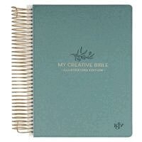 KJV My Creative Bible (Hardcover, Teal Linen), Inbunden