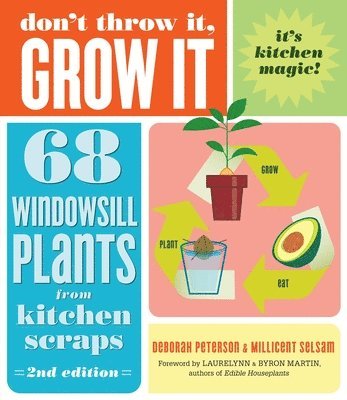 bokomslag Don't Throw It, Grow It, 2nd Edition: 68 Windowsill Plants from Kitchen Scraps