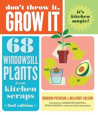 Deborah Peterson, Millicent Selsam - Don't Throw It, Grow It, 2nd Edition: 68 Windowsill Plants from Kitchen Scraps, Häftad