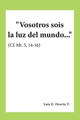 bokomslag Vosotros sois la luz del mundo...' (Cf. Mt. 5, 14-16)