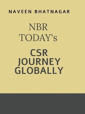 bokomslag NBR Today's CSR Journey Globally