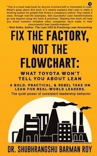 bokomslag Fix the Factory, Not the Flowchart: What Toyota Won't Tell You About Lean: A bold, practical, and rebel take on Lean for real-world leaders.