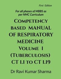 bokomslag Competency based MANUAL OF RESPIRATORY MEDICINE Volume 1 ( Tuberculosis ) CT 1.1 to CT 1.19: (For all phases of MBBS as per NMC Curriculum)