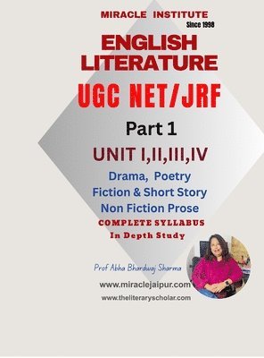 English Literature UGC NET JRF