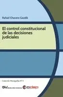 Rafael Chavero Gazdik - control constitucional de las decisiones judiciales, Häftad. Tillgänglighet: Lägg i varukorg