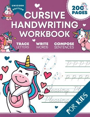 bokomslag Cursive Handwriting Workbook for Kids