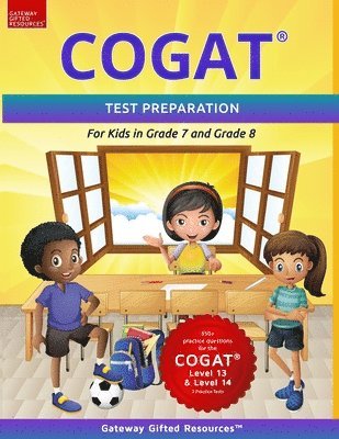 bokomslag COGAT Test Prep Grade 7 and Grade 8 Level 13 and Level 14