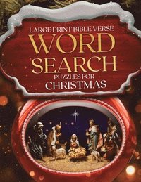 bokomslag Large Print Bible Verse Word Search Puzzles for Christmas