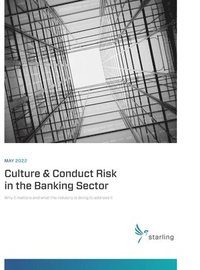 bokomslag May 2022 Culture & Conduct Risk in the Banking Sector