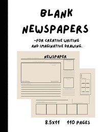 bokomslag Blank Newspapers for Creative Writing and Imaginative Drawing