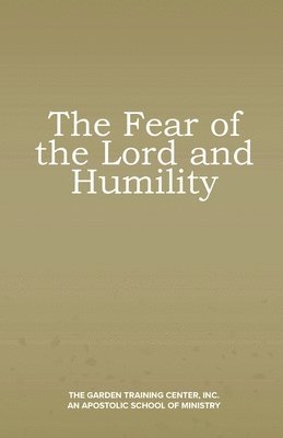 Fear of the Lord and Humility