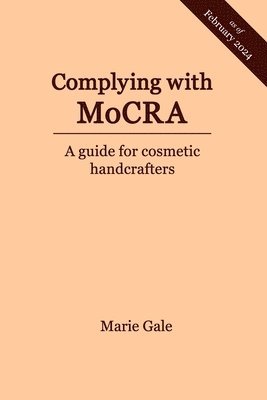 bokomslag Complying with MoCRA