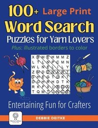 bokomslag 100+ Word Search Puzzles for Yarn Lovers