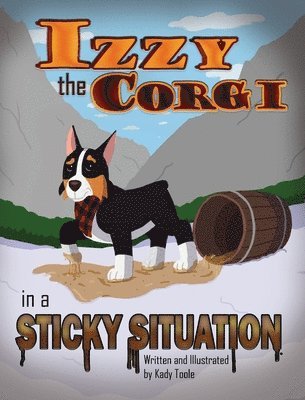 Izzy the Corgi in a Sticky Situation 1