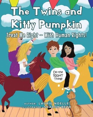 Twins and Kitty Pumpkin