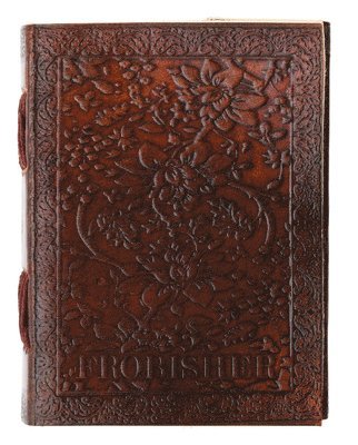 bokomslag Floral Leather Journal Medium
