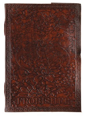 bokomslag FLORAL LEATHER JOURNAL LARGE