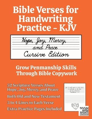 bokomslag Bible Verses for Handwriting Practice - KJV