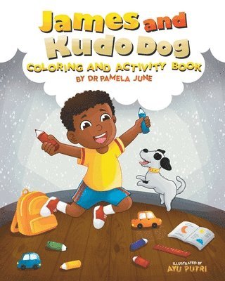 bokomslag James and Kudo Dog Coloring and Activity Book