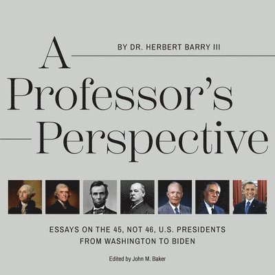 A Professor's Perspective 1