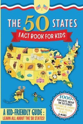 Elizabeth James - 50 States Fact Book For Kids, Häftad