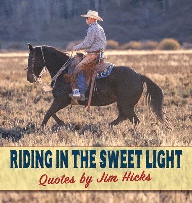 bokomslag Riding In The Sweet Light Quotes by Jim Hicks