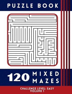 bokomslag 120 Mixed Mazes - Easy Volume 1