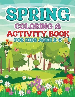 bokomslag Spring Coloring & Activity Book