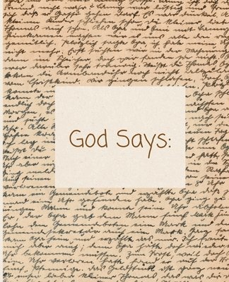 bokomslag God Says Journal (Medium)