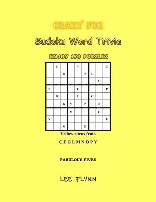bokomslag Crazy For Sudoku Word Trivia