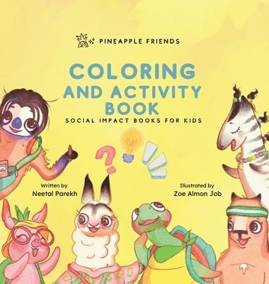 bokomslag Pineapple Friends Coloring and Activity Book