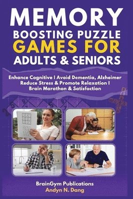 bokomslag MEMORY BOOSTING PUZZLE GAMES for ADULTS & SENIORS