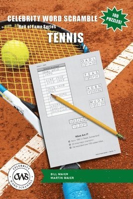 Bill Maier - Celebrity Word Scramble Hall of Fame Series Tennis, Häftad
