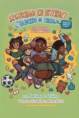 bokomslag Libro de ejercicios de seguridad en Internet para preadolescentes con Olivia y amigos