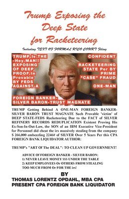 bokomslag TRUMP Exposing the Deep State for Racketeering